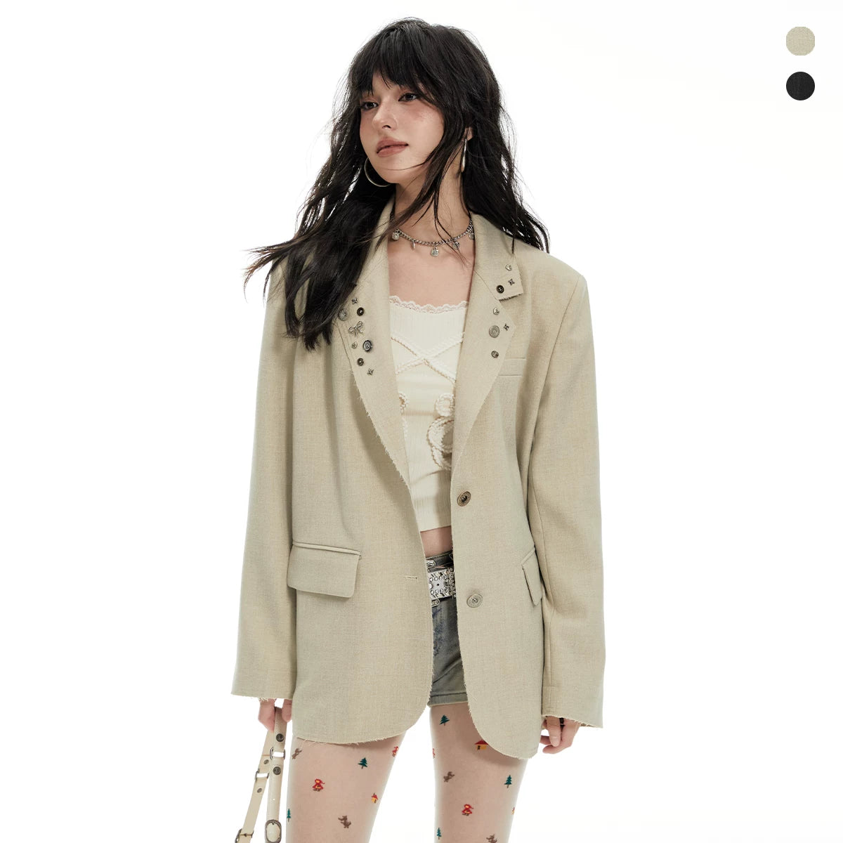 Imone Loose and Thin Suit Jacket