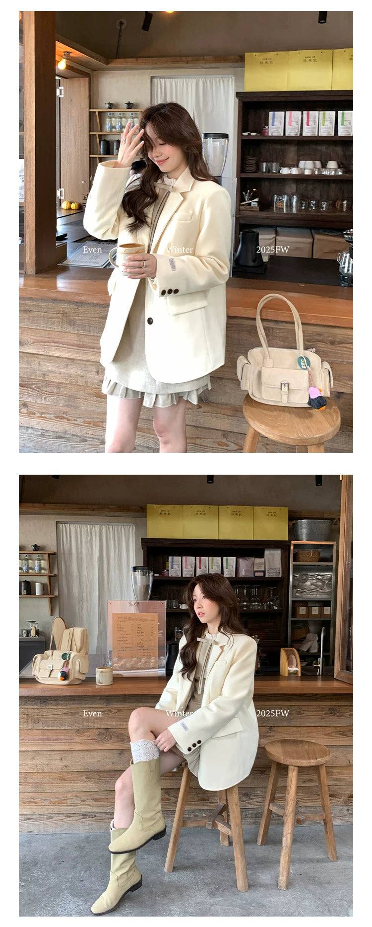 Even Thickened Woolen Blazer