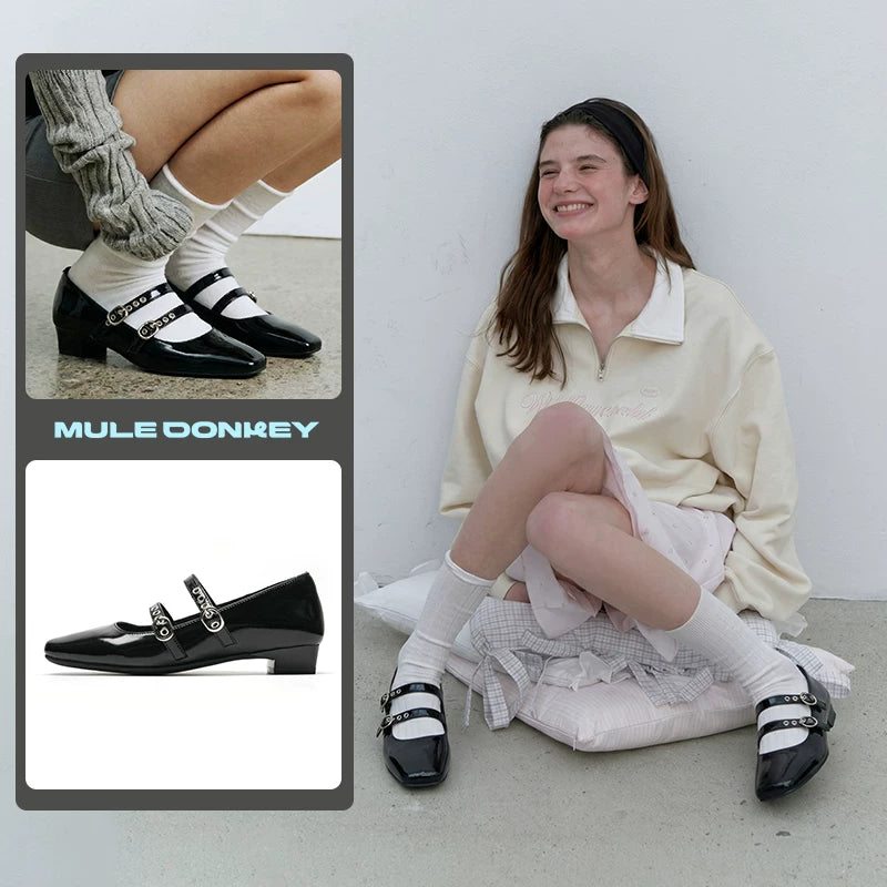 Donkey Square Head Shoes