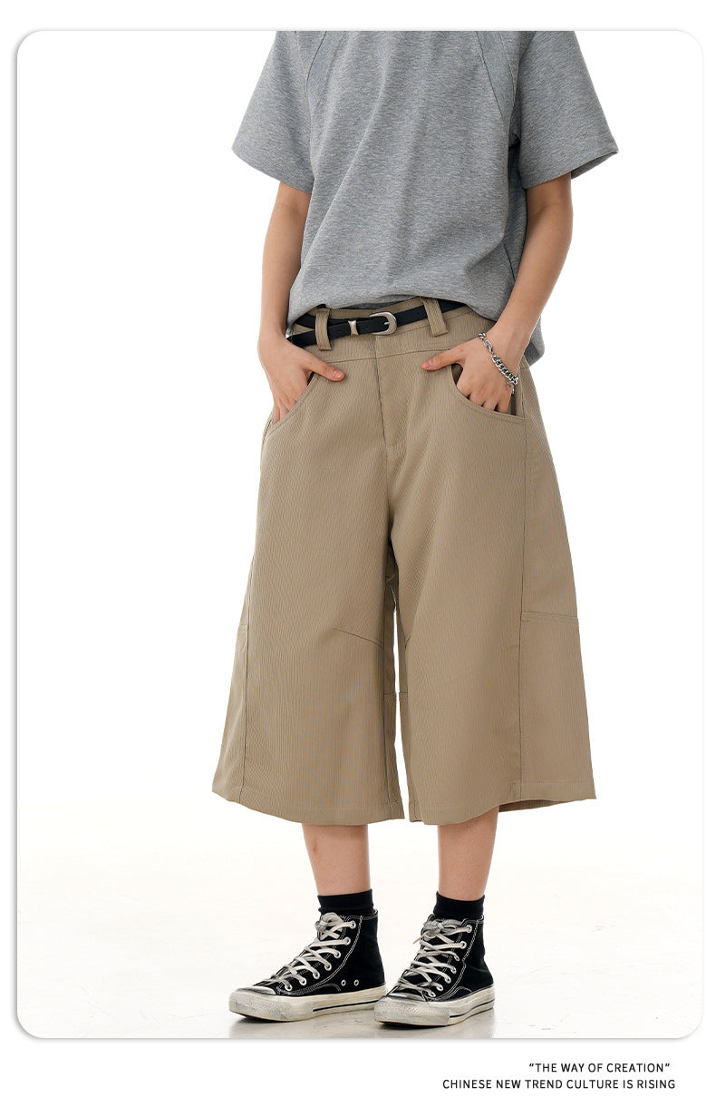 11KN Retro Simple Loose and Thin Casual Shorts