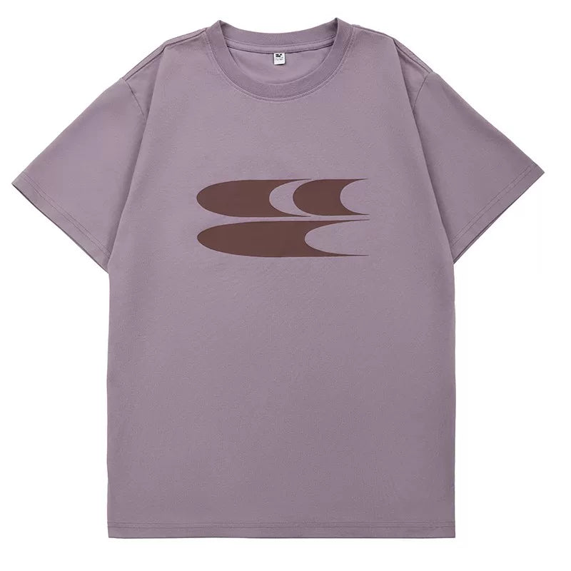 Crying Center Relaxed Crew Neck Logo Tee