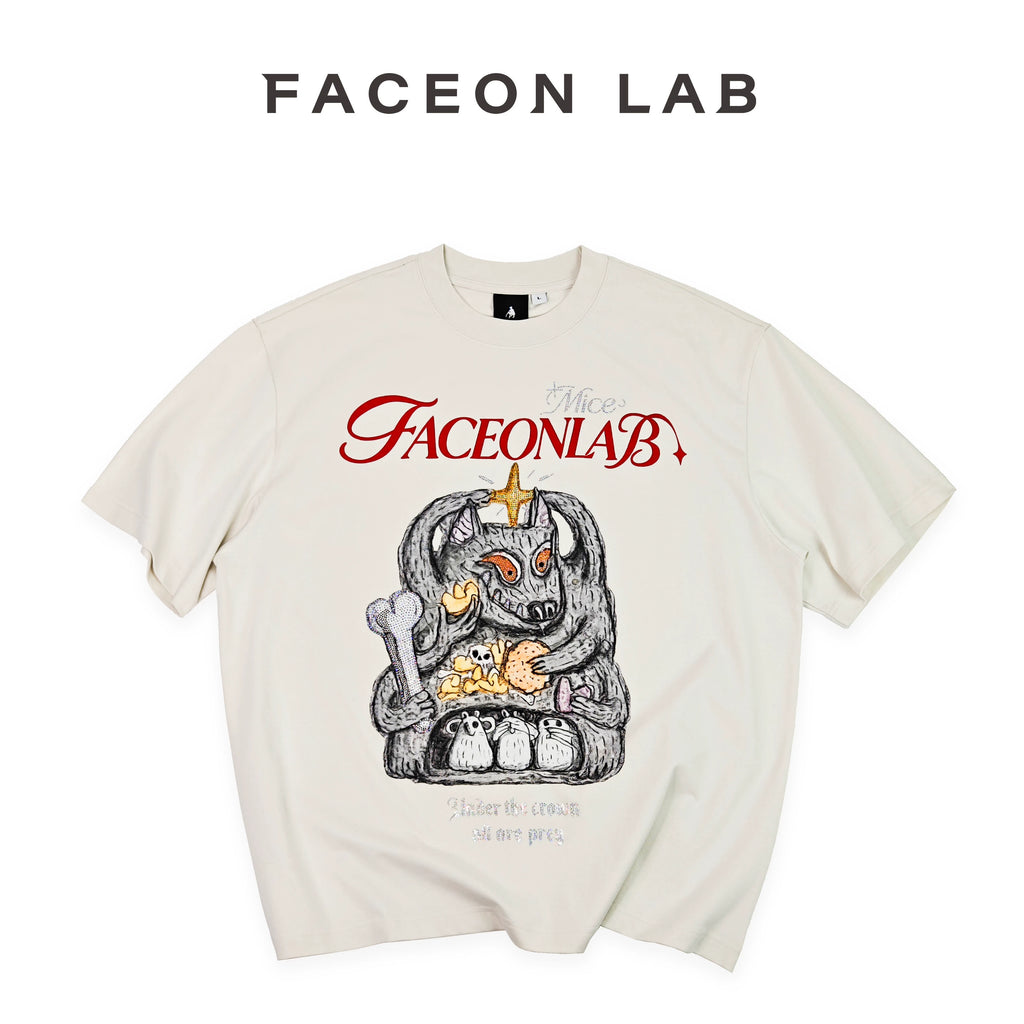 FACEON LAB LAB Ukiyo-e 260g Breathable Loose Tee