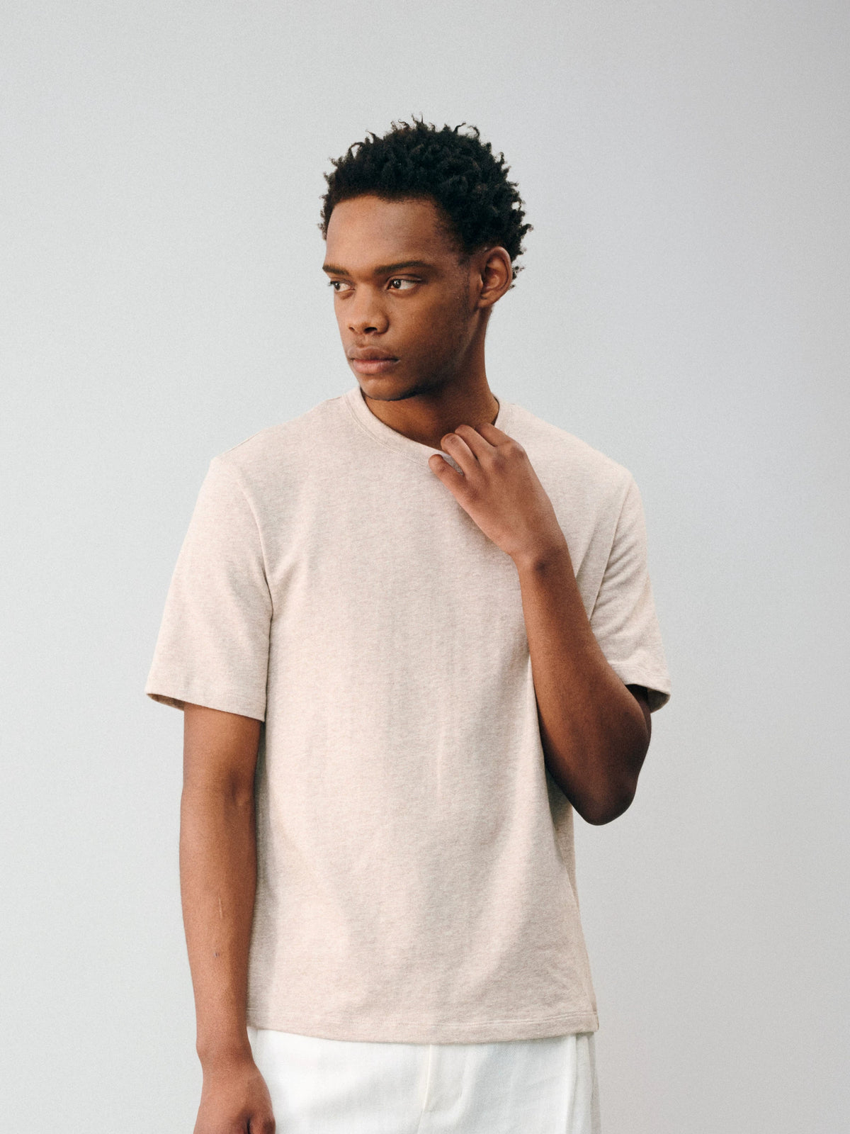 NONRADICAL Breathable Cotton Crew Neck Tee