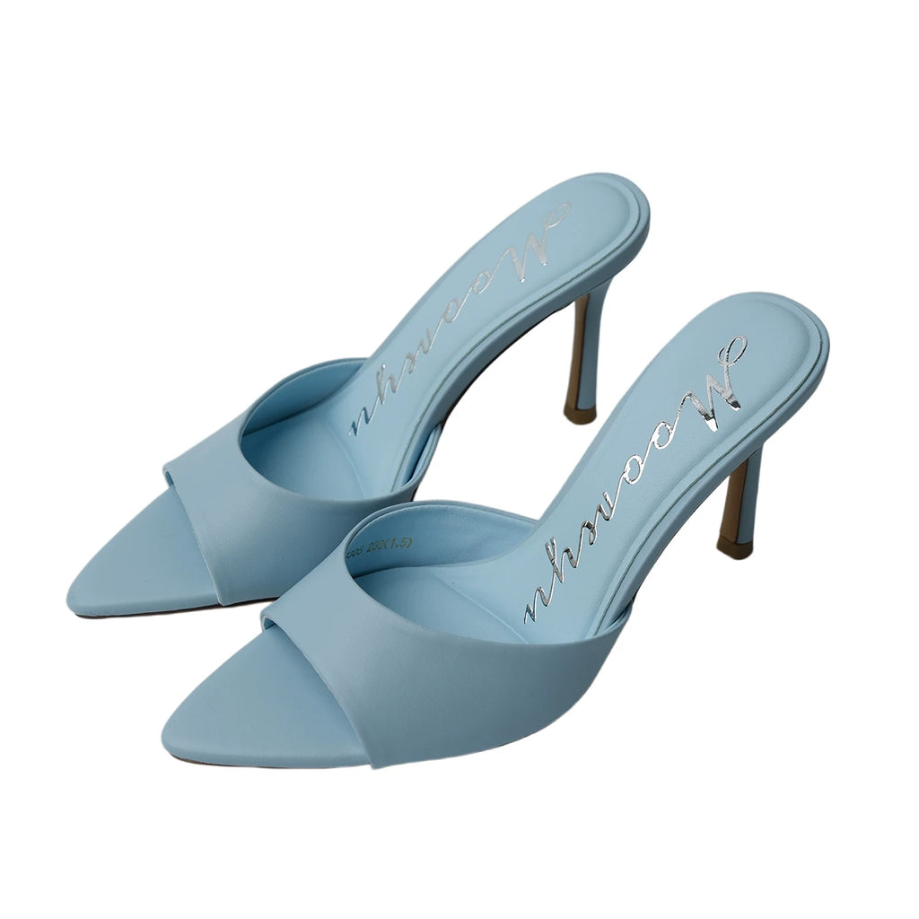 Mooreyu Open-Toe Stiletto Heel Sandal