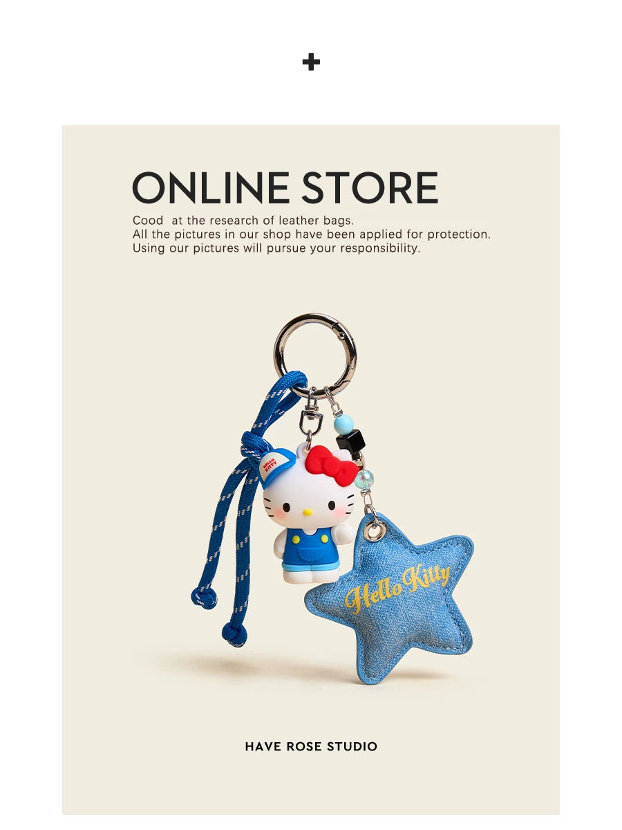 HAVEROSE Hello Kitty Cute Charm Keyring