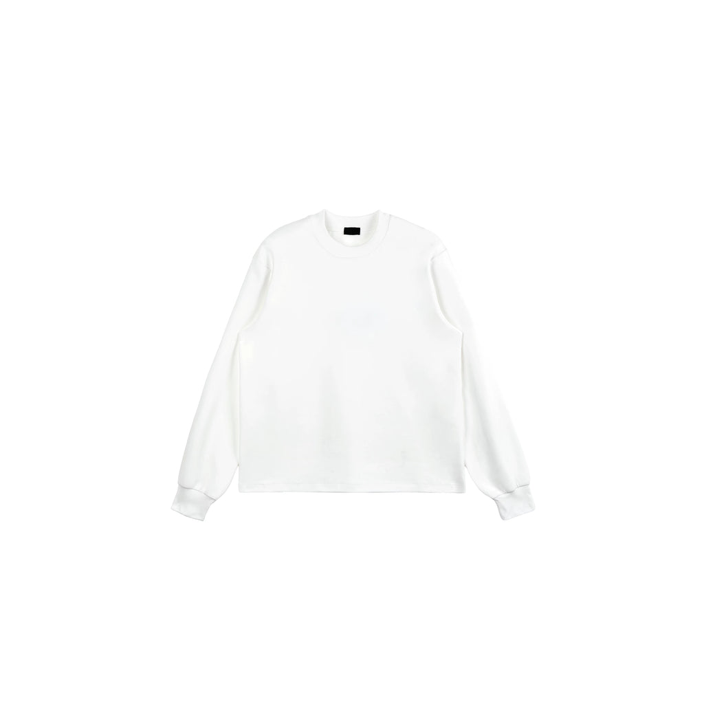 PLUS NO LOGO Thermal Brushed Fleece Relaxed Long-Sleeve Tee