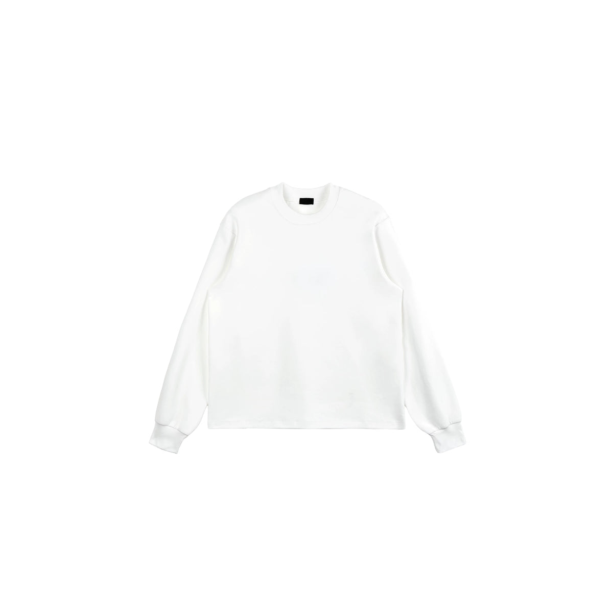 PLUS NO LOGO Thermal Brushed Fleece Relaxed Long-Sleeve Tee