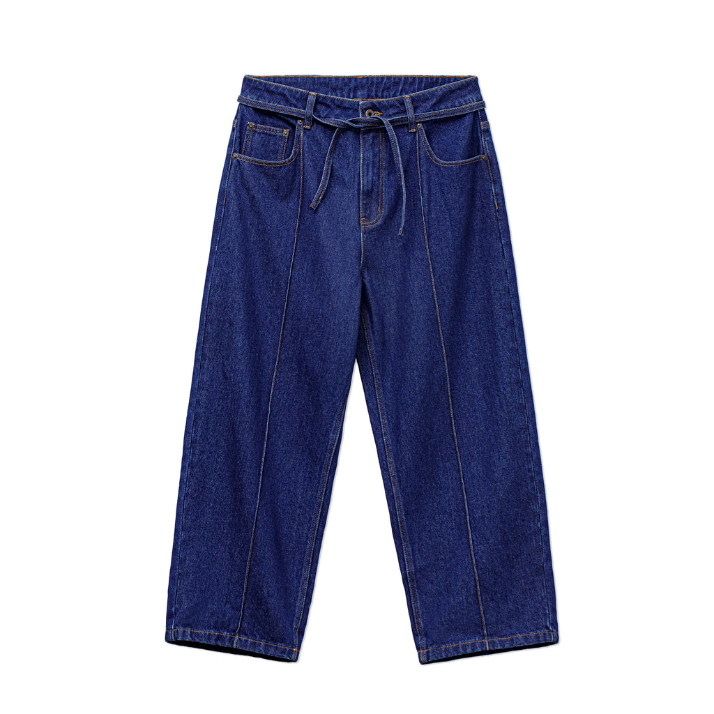 MADEN Washed Denim Straight-Leg Jeans