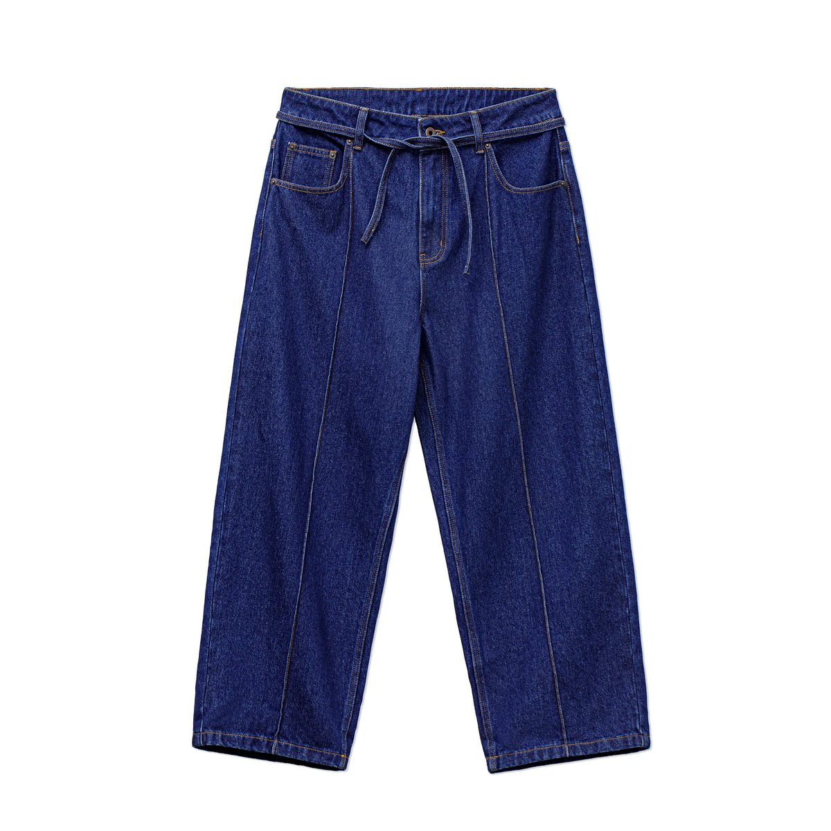 MADEN Washed Denim Straight-Leg Jeans