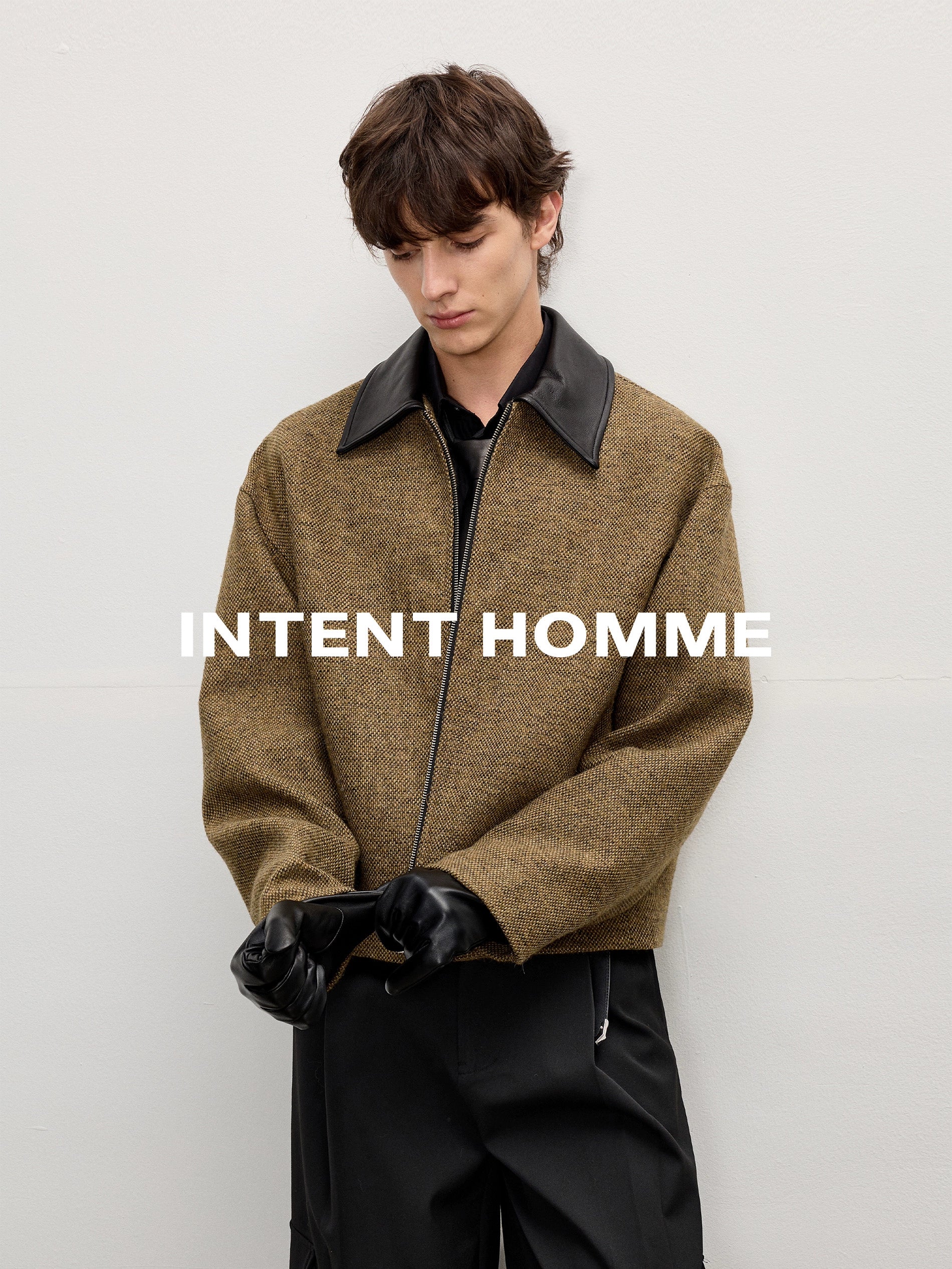 INTENT Vintage Lapel Tweed Jacket (pre order)