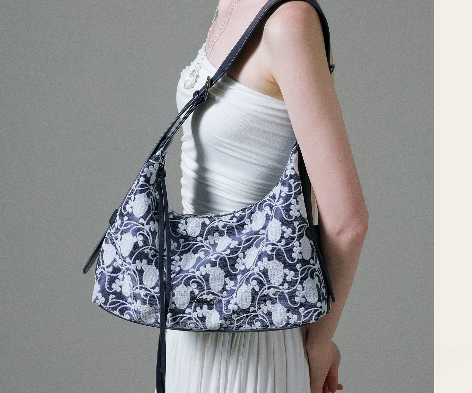 JACD Slack Retro Jacquard Shoulder Messenger Bag