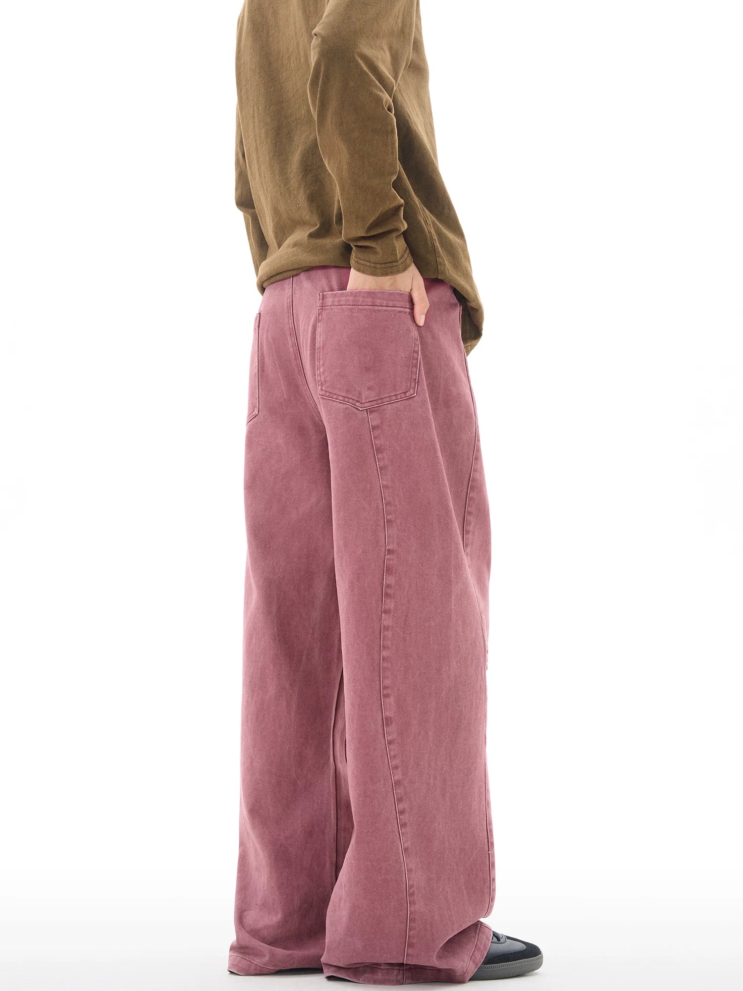 TRUQUEST Vintage Loose Straight Jeans