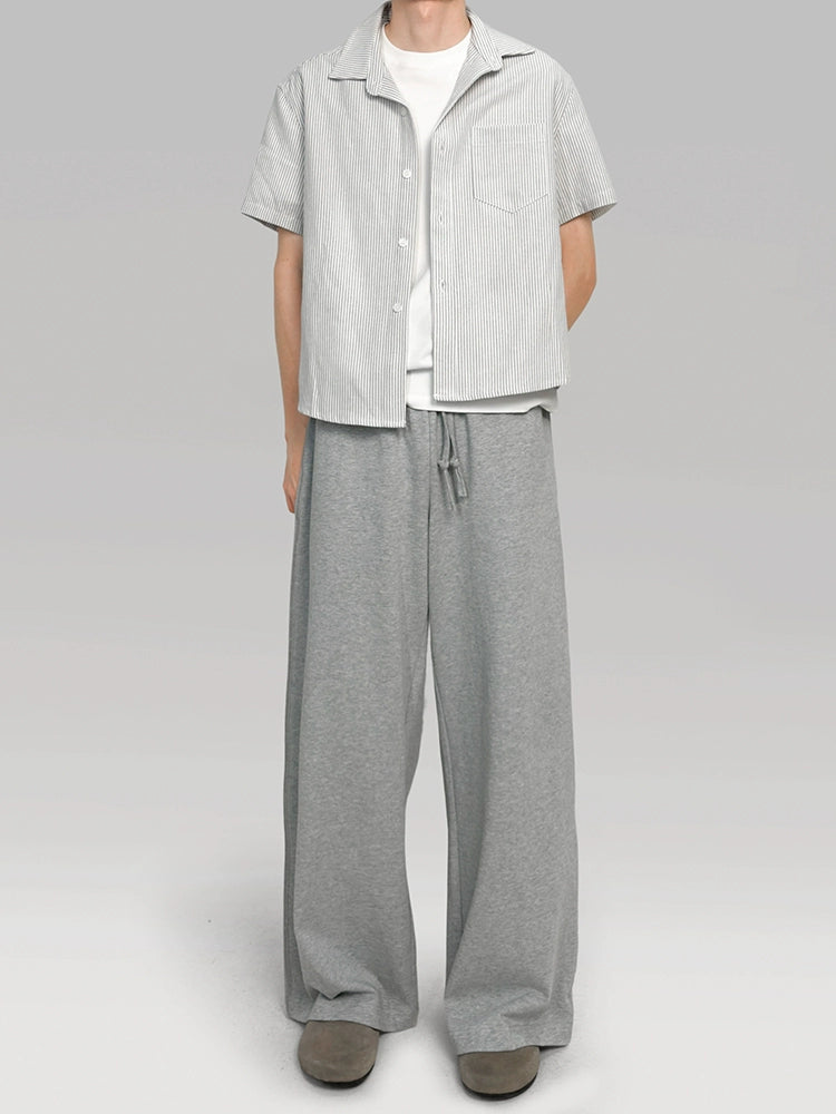PLUS NO LOGO Striped Boxy Fit Shirt