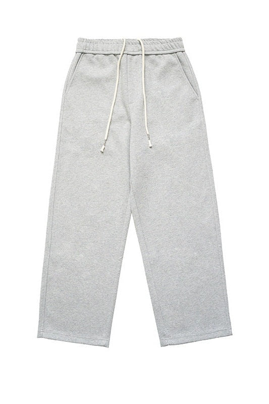 UNF Comfortable Lazy Loose Pendant Knitted Straight Scimitar Sweatpants