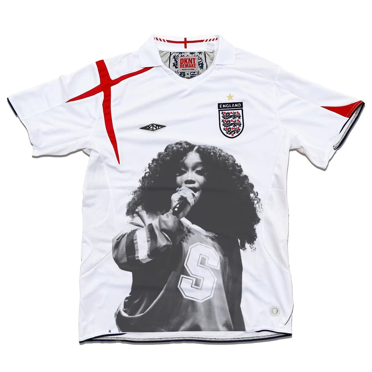 REMAKE Portrait Print Casual Jersey Tee