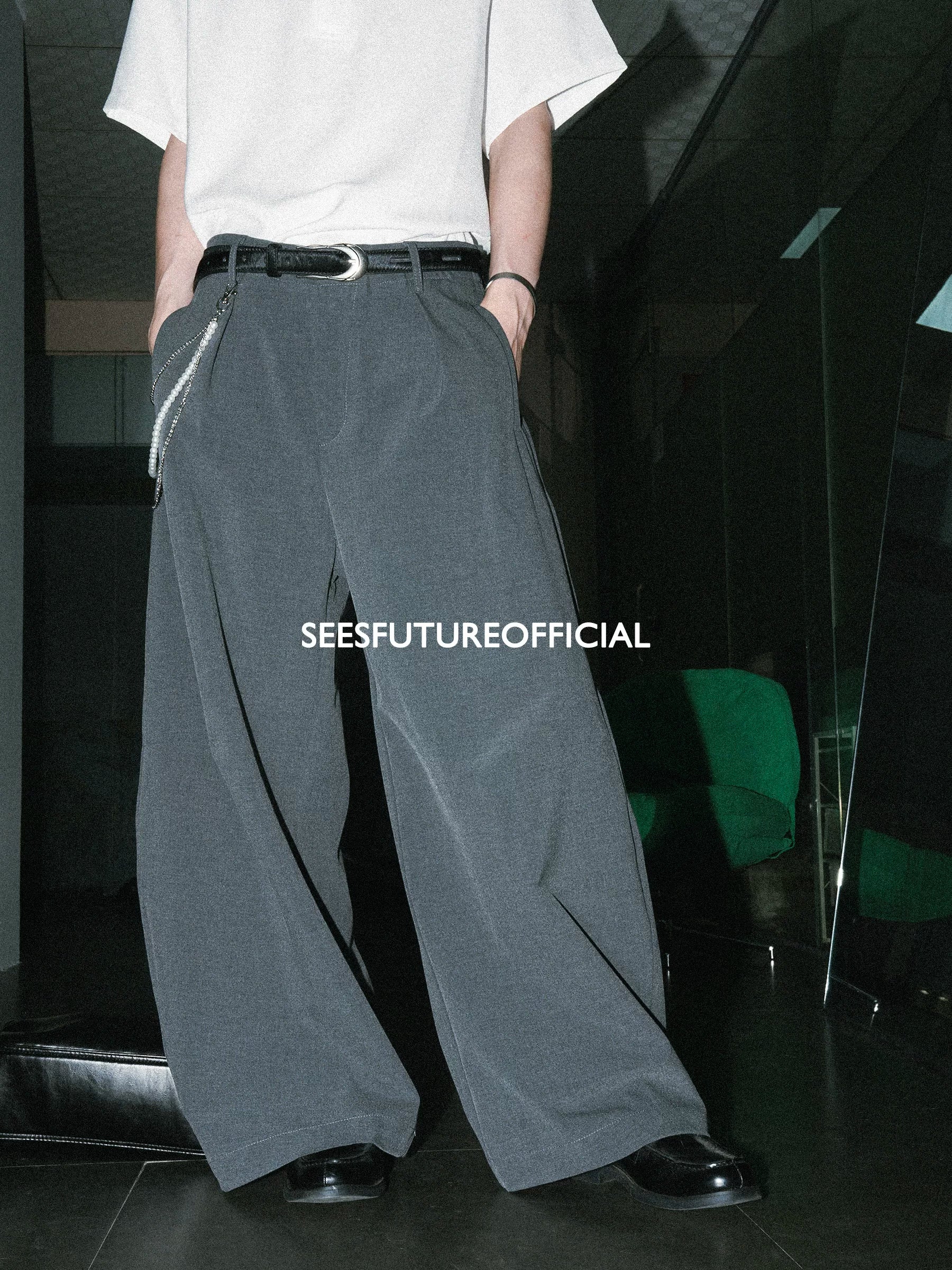 Seesfuture Premium Pendant Casual Pants
