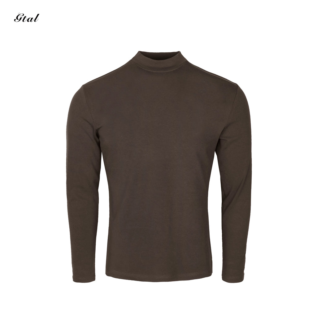 GTAL Waist-Slimming Half-Turtleneck Long-Sleeve Tee