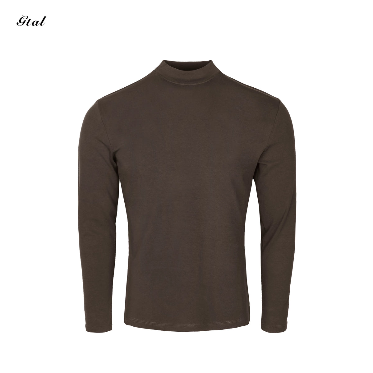 GTAL Waist-Slimming Half-Turtleneck Long-Sleeve Tee
