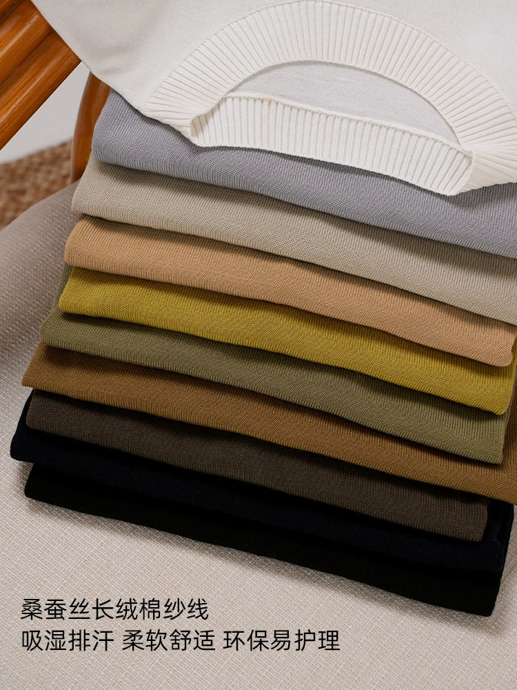 CULTUM Lightweight Breathable Casual Knit Tee