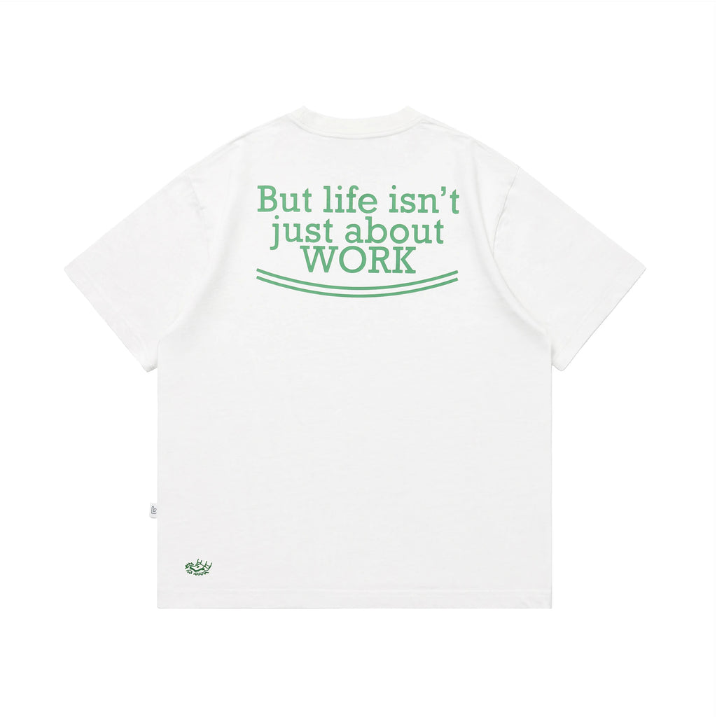 BENT IDEA Don't Wanna Work 260g Breathable Oversized Tee
