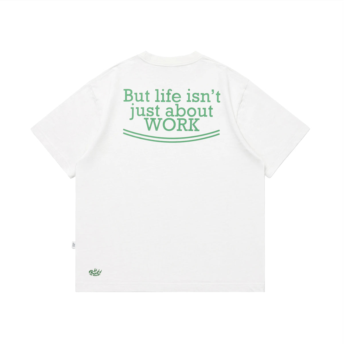 BENT IDEA Don't Wanna Work 260g Breathable Oversized Tee