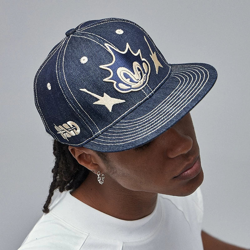 DND4DES Embroidered Camouflage Flat Brim Baseball Cap