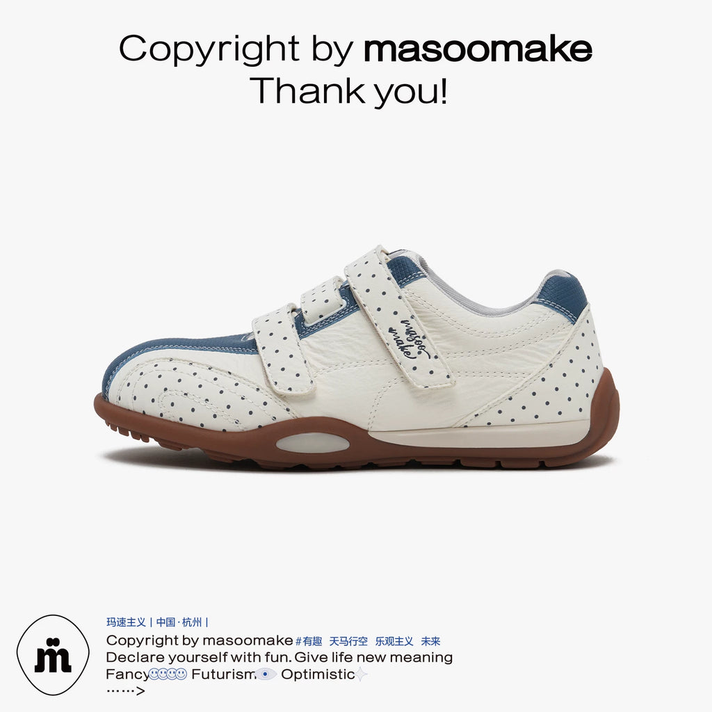 MASOOMAKE Canvas Velcro Low-Top Sneaker