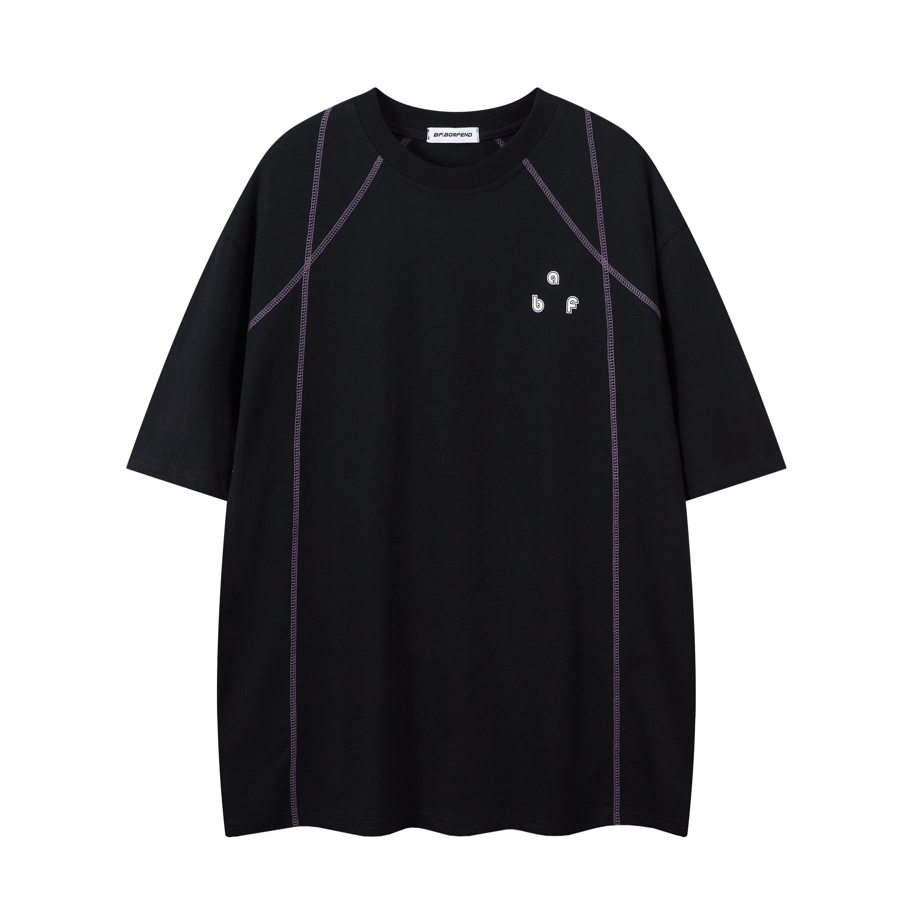 BeOurRule Retro Hasselblad Line Splicing Structure Printing Tee