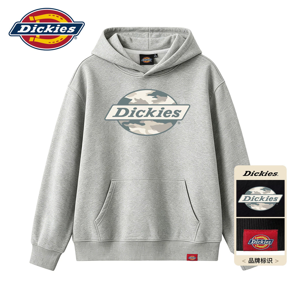 Dickies Camo Print Loose-Fit Hoodie