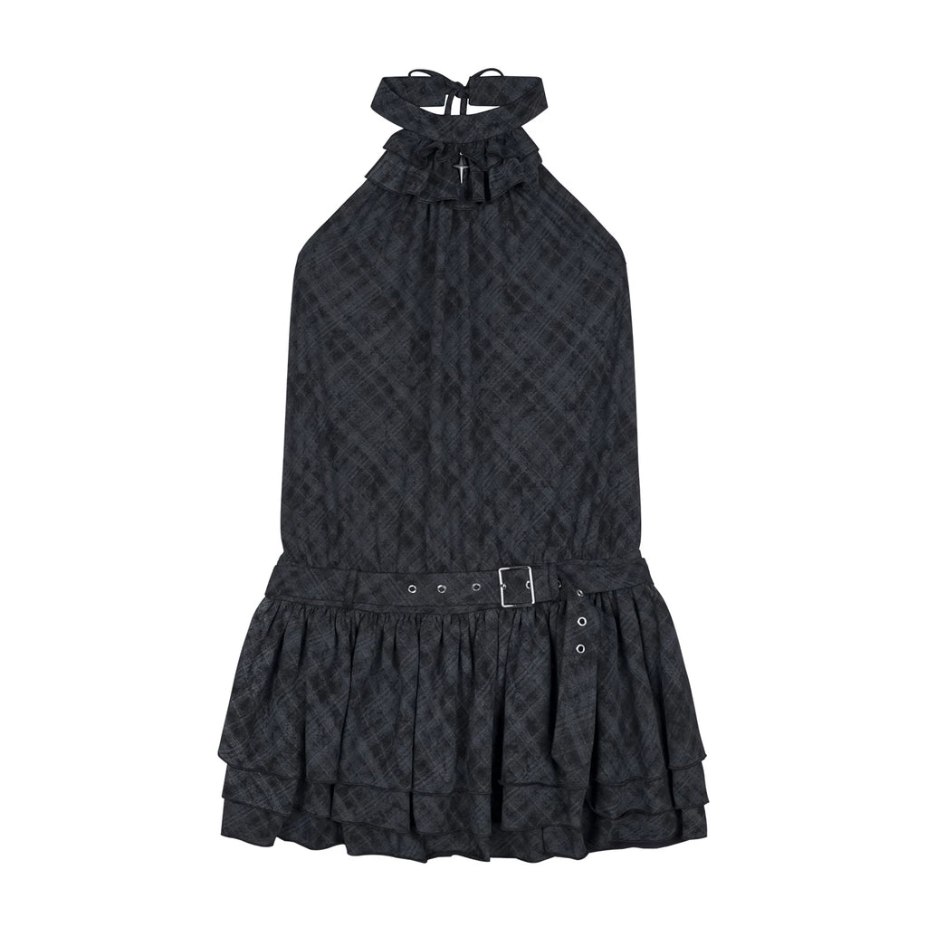 SagiDolls Sweetheart Halter A-Line Mini Dress