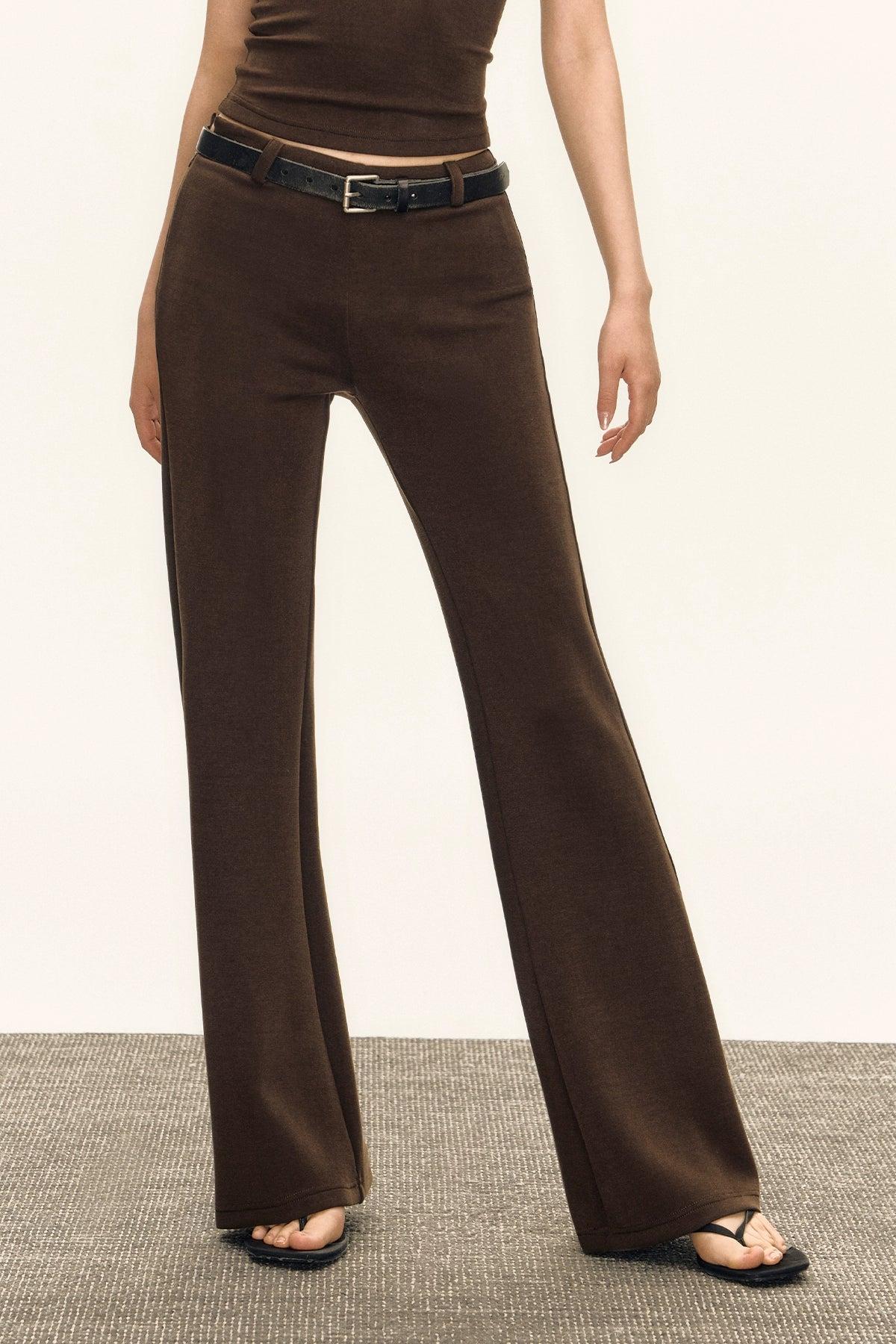 Ariseism Retro Micro-flared Slacks
