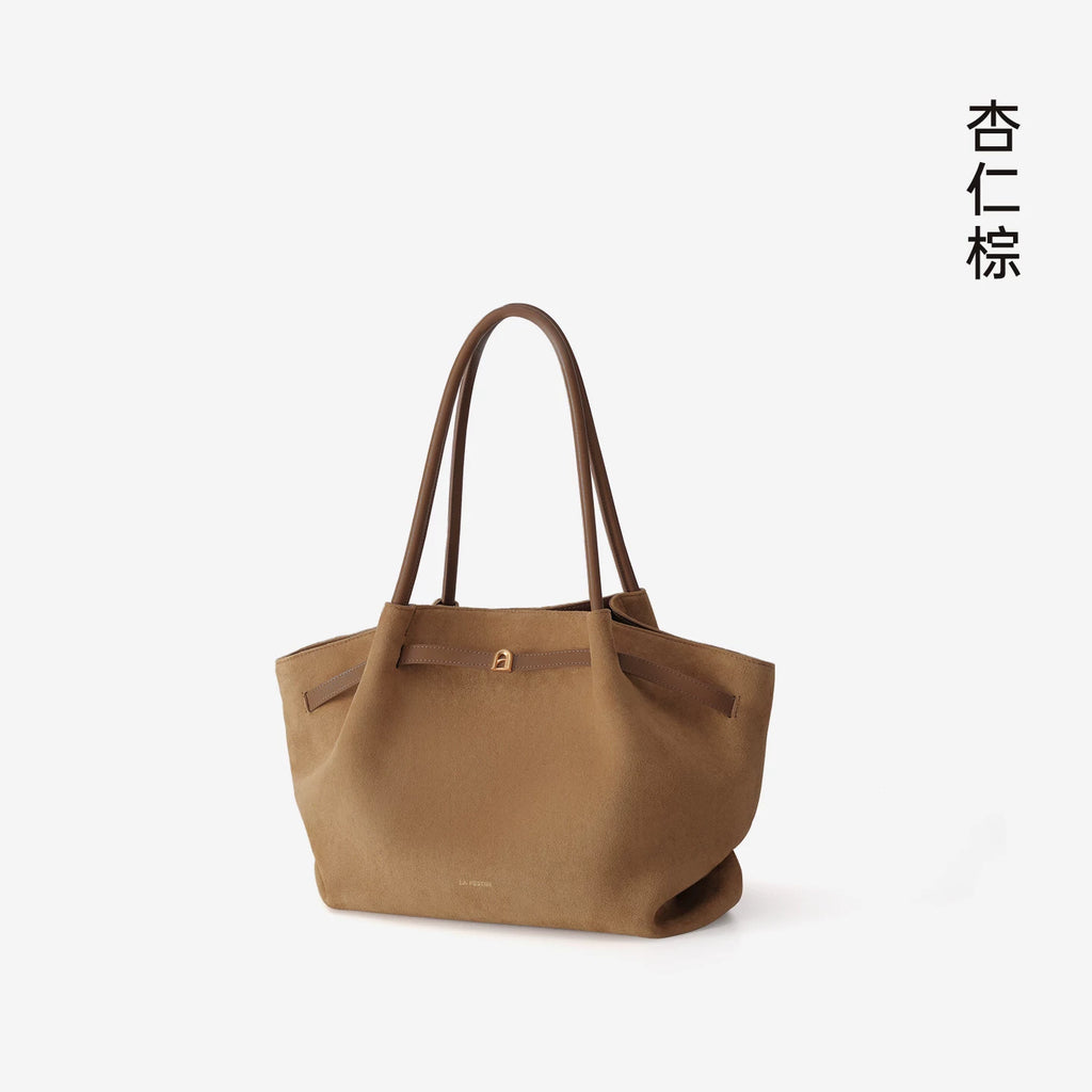 La Festin Suede Large Capacity Tote Bag