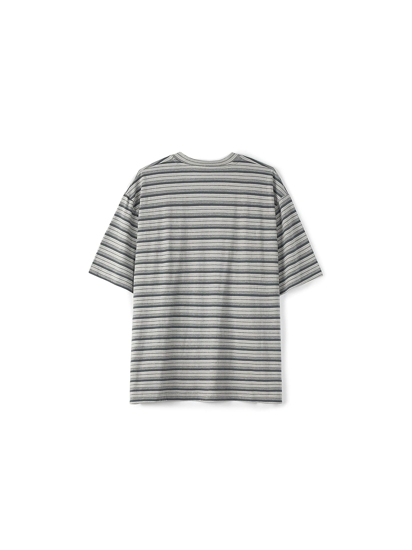 PARTIMENTO Retro Multi-Stripe 180g Breathable Oversized Tee