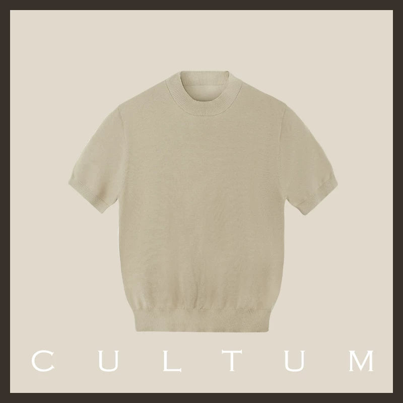 CULTUM Lightweight Breathable Casual Knit Tee