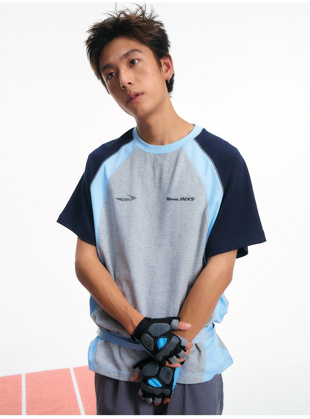 NewJNXS Quick Drying Shoulder Tee