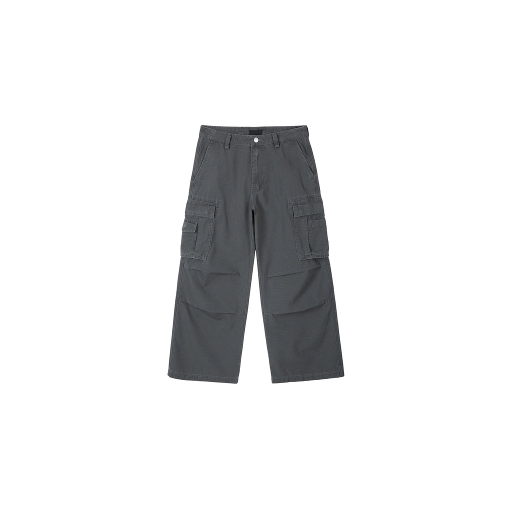 PLUS NO LOGO Washed Cargo Wide-Leg Pants