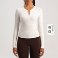 Athena Lulu Henley Shirt Sports Yoga Suit
