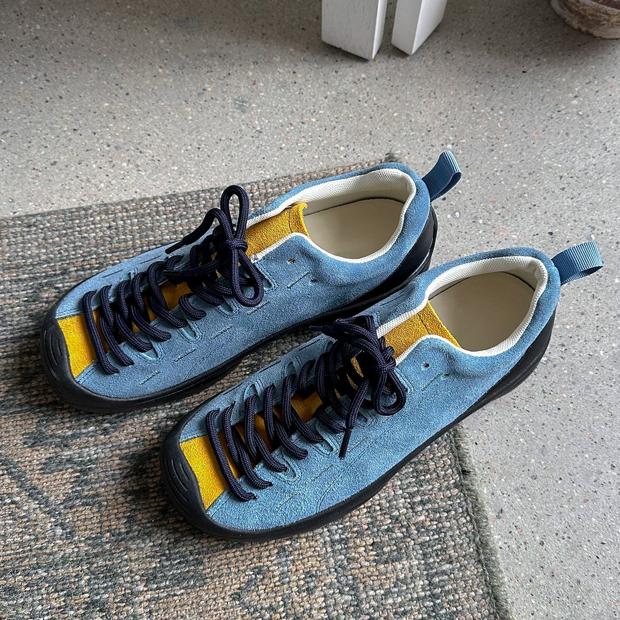 Lidaren Produced Suede Lace-Up Chunky Sneaker