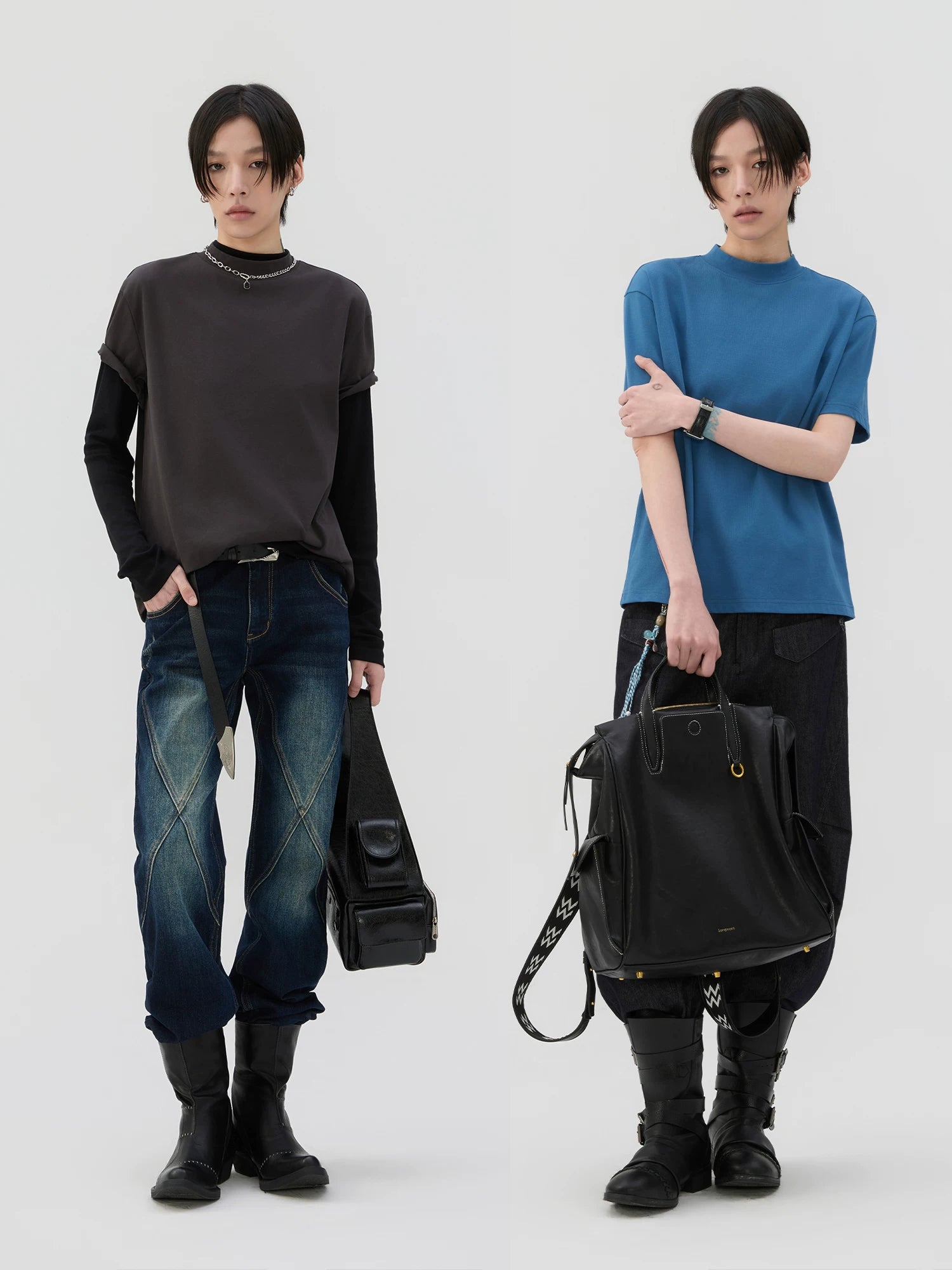 Sameuoo Small Turtleneck Simple Versatile Tee