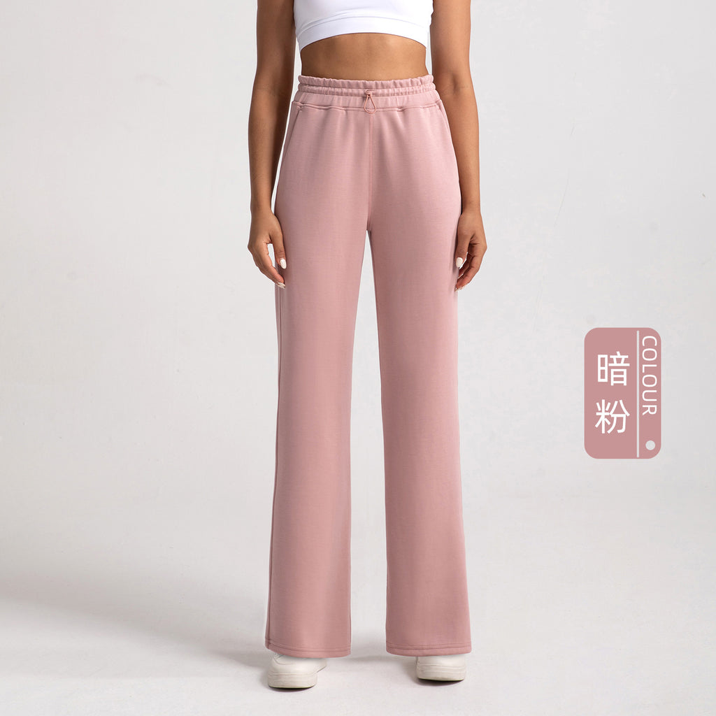 Athena Lulu Loose Straight Pants High Waist Running Fitness Pants