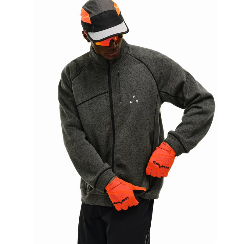 FPA Yarn Rubber-pressed Pocket Cardigan Jacket