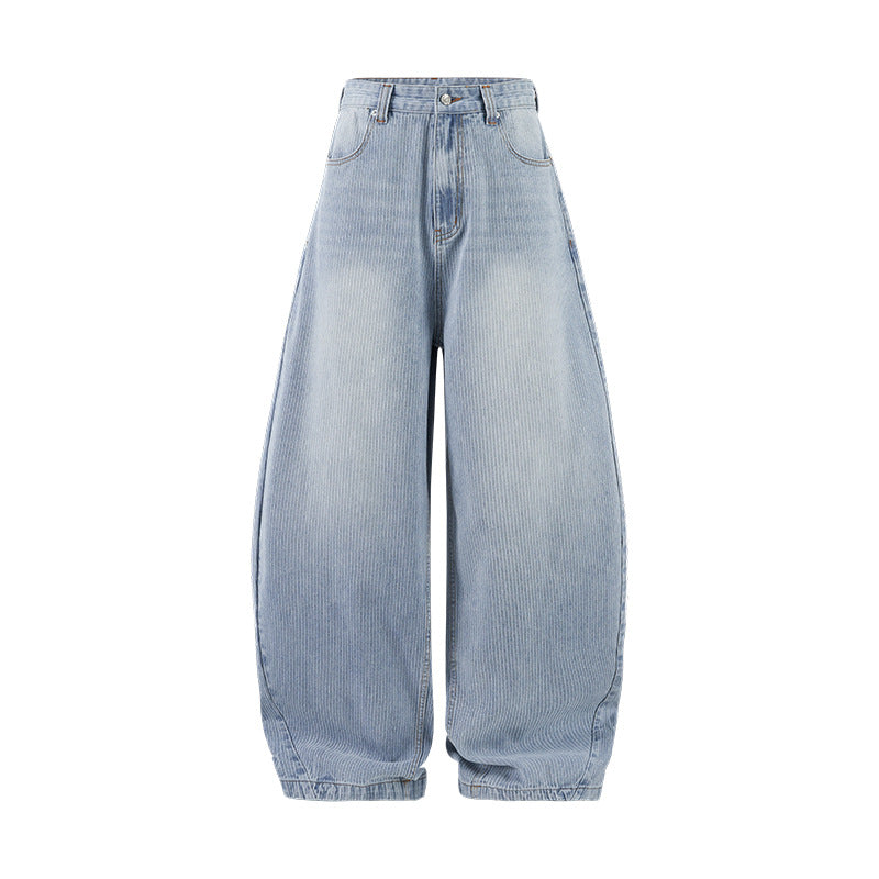 Inflation Bamboo Scimitar Casual Loose Jeans