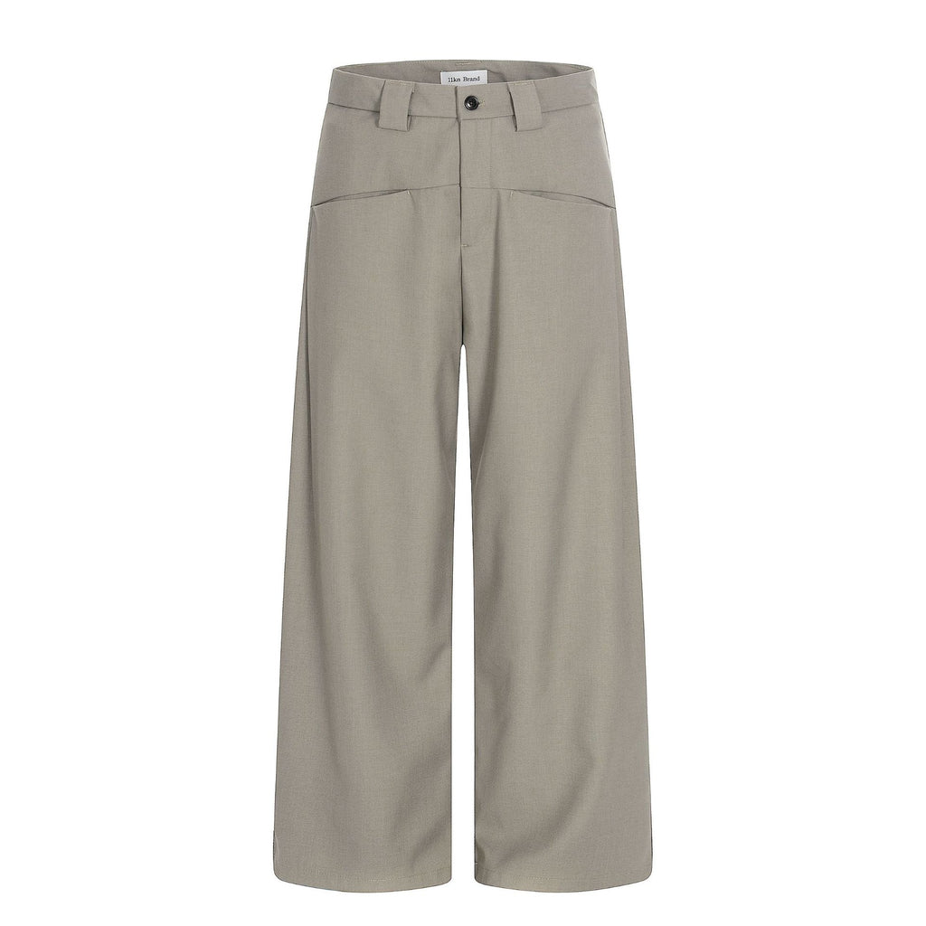 11KN Minimalist Straight-Leg Wrinkle-Resistant Trousers