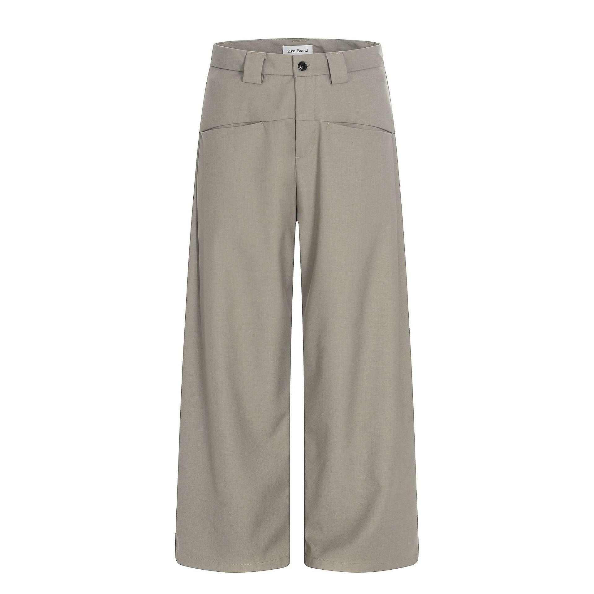 11KN Minimalist Straight-Leg Wrinkle-Resistant Trousers