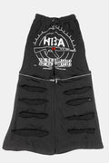 INFRINGEMENTS HBA Bootleg Bullet Wide-Leg Sweatpants