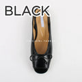 CHILIGIRL Leather Bow One-Strap Slide