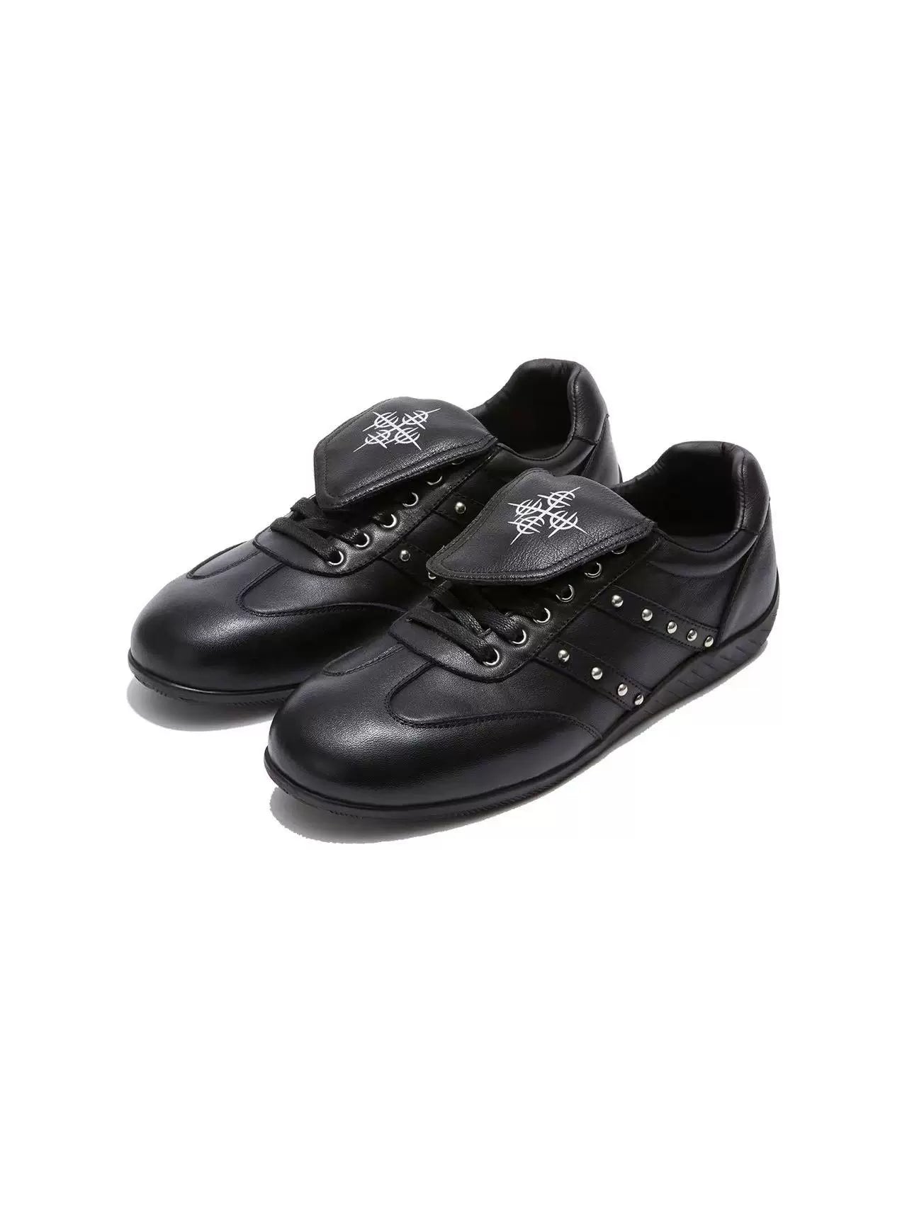 DETW Goodyear Welt Leather Cross-Pattern Rivet German Training Sneaker