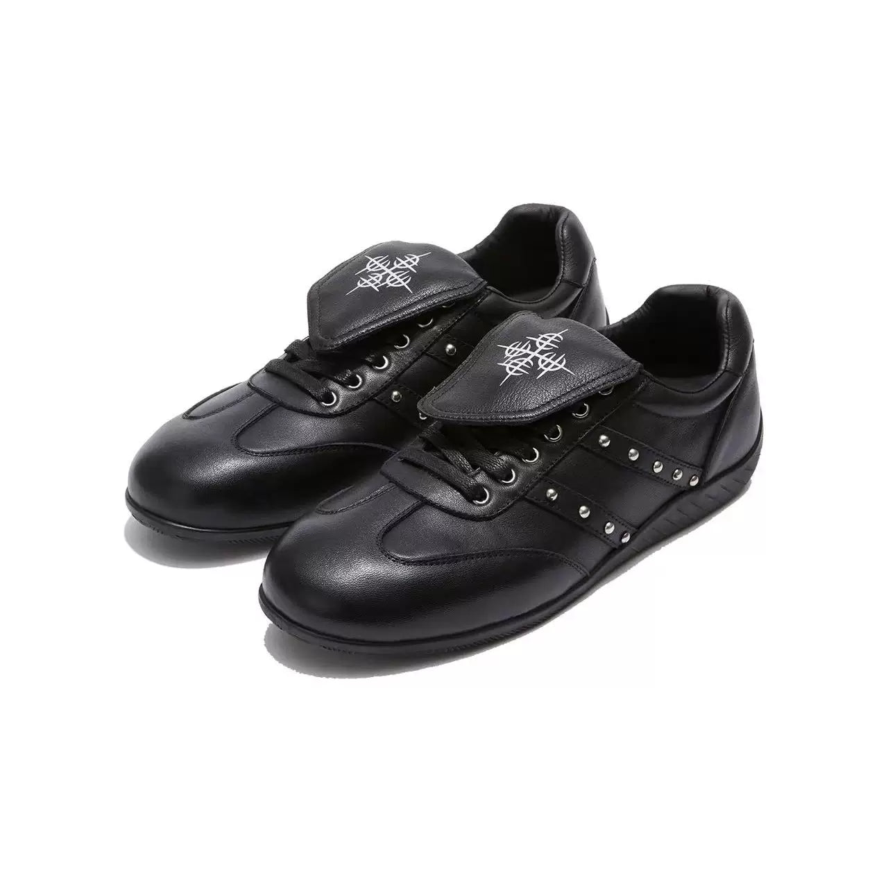 DETW Goodyear Welt Leather Cross-Pattern Rivet German Training Sneaker
