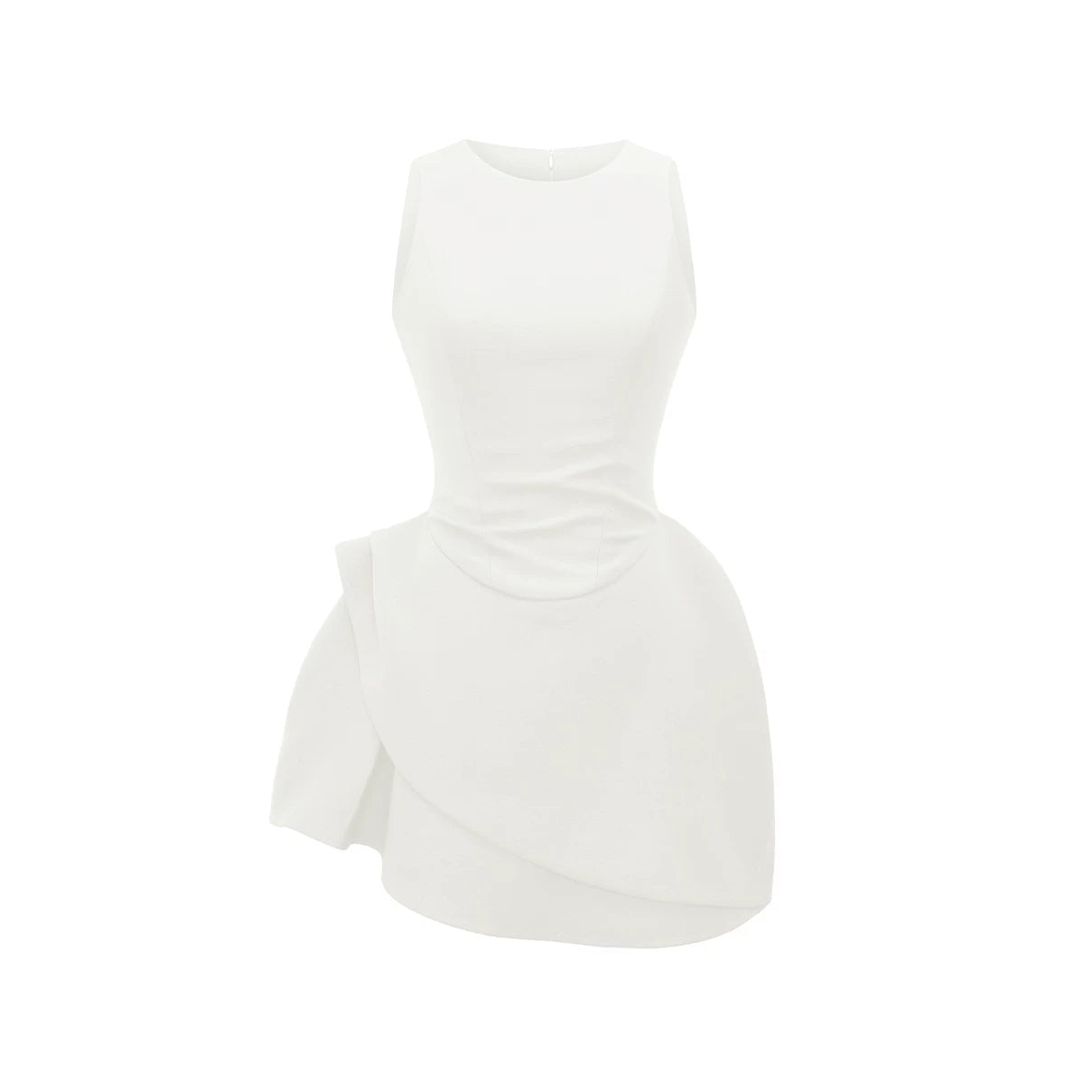 Avenement Irregular Crop Bud Dress Dress