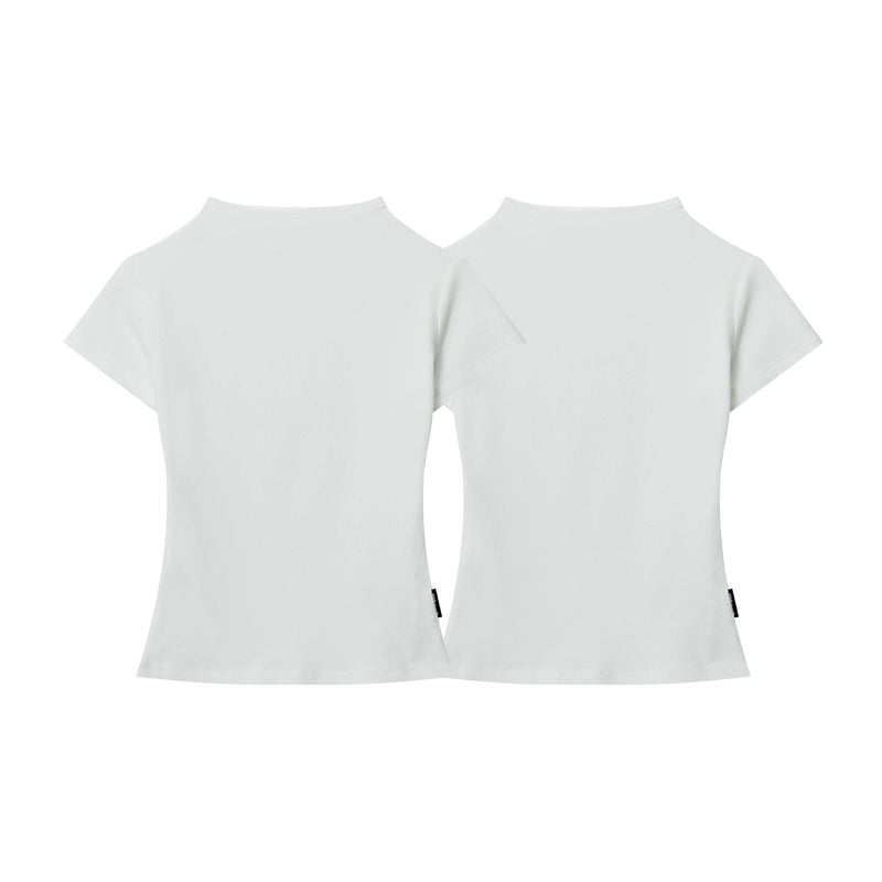 AIRHOOD Front Shoulder Slim Tee